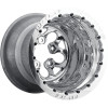 Weld Alpha-1 15x13 / 5x4.5 BP / 4in BS Polished Wheel - Polished Double Beadlock MT - 83P-513208MP Photo - Primary