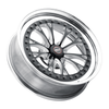 Weld Vitesse RT 17x5 / 5x114.3 BP 2.2 BS Black Wheel High Pad - 94HB7050A22A Photo - Close Up
