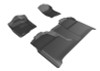 3D MAXpider 07-13 Chevrolet Silverado 1500 Crew Cab Kagu Black Full Set - L1CH04701509 Photo - Primary