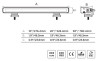 Go Rhino Xplor Flash Series Sgl Multi Function LED Light Bar (Track Mount) 30in. - Blk - 750003014CBS Photo - Unmounted