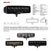 Go Rhino Xplor Blackout Series Sixline LED Flood Light Kit (Surface/Threaded Stud Mnt) - Blk (Pair) - 750300621FBS Photo - Unmounted