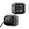 Go Rhino Xplor Blackout Series Cube LED Flood Light Kit (Flush Mount) 3x3 - Blk (Pair) - 750400321FCF Photo - Unmounted