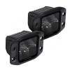 Go Rhino Xplor Blackout Series Cube LED Flood Light Kit (Flush Mount) 3x3 - Blk (Pair) - 750400321FCF Photo - Unmounted