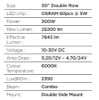 Go Rhino Xplor Blackout Series Dbl Row LED Light Bar (Side/Track Mount) 32in. - Blk - 753003011CDS Photo - Unmounted