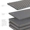Go Rhino XVenture Gear Hard Case Large 20in. Foam Kit (Foam ONLY) - Charcoal Grey - XG201608FK Photo - Close Up