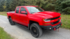 Fishbone Offroad 07-18 Chevrolet Silverado 1500/2500/3500 Double Cab Oval Side Steps -Black Textured - FB21382 Photo - lifestyle view