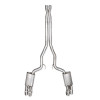 Stainless Works 2024 Mustang GT Catback Quad Tips Legend Sound X-Pipe Factory Connect Exhaust - M24QUADXFCL Photo - out of package