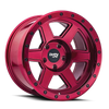 Dirty Life Compound 9315 20x10 / 8x165.1 BP / -25mm Offset / 125.2mm Hub Crimson Candy Red Wheel - 9315-2181R Photo - Primary