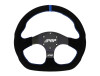 PRP Suede D-Shape Steering Wheel - Blue - G251 Photo - Close Up