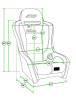 PRP Shreddy Edition Podium Suspension Seat - Cracked/Black - SHRDYA9101-05 Photo - Close Up