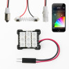 XK Glow RGB Festoon LED Panel XKchrome Bluetooth App Controlled Dome Bulb - XK-BULB-PANEL User 1