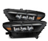 AlphaRex 15-17 Ford Mustang NOVA LED Proj Headlights Black w/Activ Light/Seq Signal/Switch DRL - 880262 Photo - Primary