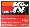 K&N Filter Universal Rubber Filter Oval Tapered 4in Base O/S L x 3.5in Top O/S L x 2.75in H - RU-1820 Photo - in package