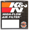 K&N Filter Universal Rubber Filter Oval Tapered 4in Base O/S L x 3.5in Top O/S L x 2.75in H - RU-1820 Photo - in package