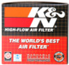 K&N Filter Universal Rubber Filter Oval Tapered 4in Base O/S L x 3.5in Top O/S L x 2.75in H - RU-1820 Photo - in package