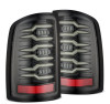 AlphaRex 07-13 GMC Sierra 1500/2500HD/3500HD Luxx Series LED Tail Lights - Alpha Black - 630070 Photo - Primary