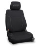 PRP 12-14 Ford Raptor Front Seat Covers (Pair) - Black w Silver Stitch - B068-06 Photo - Close Up
