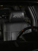 PRP 12-14 Ford Raptor Front Seat Covers (Pair) - Black w Silver Stitch - B068-06 Photo - Close Up