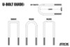 Zone Offroad .5in x 3in x 6.75in U-Bolt (Round) - UBT4012 Photo - Close Up