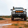 KC HiLiTES SlimLite 8in. LED Light Shield (Shield Only) - Amber - 5208 Photo - lifestyle view