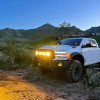KC HiLiTES SlimLite 8in. LED Light Shield SAE Driving (Shield Only) - Selective Yellow - 5210 Photo - lifestyle view