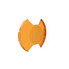 KC HiLiTES SlimLite 8in. LED Light Shield Driving (Shield Only) - Amber - 5211 User 1