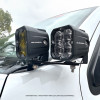 Go Rhino Universal XE Hood Hinge Cube Light Mount - 732400T Photo - lifestyle view
