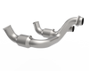 Kooks 20-22 Ford F250 7.3L V8 / Ford F350 7.3L V8 2in x 3in SS Headers w/ Green Catted Conn - 1400H630 Photo - Unmounted