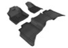 3D MAXpider 12-24 Dodge Ram 1500 Crew Cab / 2500 / 3500 Crew Cab / MEGA Cab Kagu Black Full Set - L1DG02001509 Photo - Primary