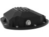 aFe 97-18 Jeep Wrangler TJ/JK Dana 30 Street Series Diff Cover w/ Machined Fins & Gear Oil - Black - 46-71131B Photo - Unmounted