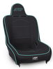 PRP Premier High Back Suspension Seat- Black/Teal Vinyl - A100110-201-238 Photo - Primary