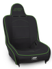 PRP Premier High Back Suspension Seat- Black/Green Vinyl - A100110-201-W Photo - Primary