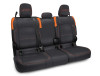 PRP Jeep Wrangler JT Rear Bench Covers - with no Armrest - Black/Orange - B055-07 Photo - Primary