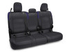 PRP Jeep Wrangler JT Rear Bench Covers - with no Armrest - Black/Purple - B055-08 Photo - Primary