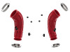 aFe Power 22-24 Toyota Land Cruiser (J300) / 22-24 Toyota Tundra V6-3.4L (tt) Red Turbo Inlet Pipes - 55-20001-R Photo - Unmounted