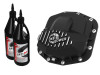 aFe 18-21 Jeep Wrangler JL Dana M210 Pro Series Front Diff Cover w/ Oil - Black - 46-71031B Photo - Primary
