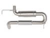 aFe 21-24 Ford Bronco Apollo GT Series 3 IN 409 Stainless Steel Hi-Tuck Axle-Back Exhaust - 49-43147 Photo - Unmounted