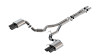 Borla 2024 Ford Mustang GT 5.0L V8 3 in S-Type Catback Non-Active Exhaust- Black Chrome Quad Tip - 140969BC Photo - Primary