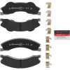 Brembo 09-17 Chevrolet Silverado 2500 HD/GMC Sierra 2500 HD/Silverado 3500 HD Front NAO Brake Pad - P10072N Photo - Close Up