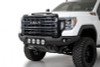 Addictive Desert Designs 20-23 GMC Sierra 2500/3500 Bomber Front Bumper - Black - F460014110103 Photo - Mounted
