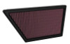 K&N 23-24 Ford Ranger/Everest 2.0L L4 Diesel  Drop-In Air Filter - 33-3185 Photo - Primary