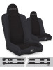 PRP Jeep Wrangler JK/JKU Daily Driver High Back Suspension Seats Kit (Pair) - Black - A140110-C38-50 Photo - Primary