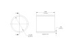aFe POWER Universal Products Coupler Kit 2-1/2in ID x 3in L - Black - 59-00215 Technical Drawing
