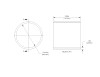 aFe POWER Universal Products Coupler Kit 2-3/4in ID x 3in L - Black - 59-00216 Technical Drawing