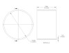 aFe POWER Universal Products Coupler Kit 4-1/2in ID x 3in L - Black - 59-00222 Technical Drawing