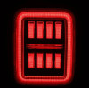 AlphaRex 19-24 Jeep Gladiator JT Nova-Series Prismatic LED Tail Lights - Black-Red - 602070 User 2