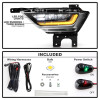 Spyder 21-23 Ford F150 w/ Turn Signal OEM Style Full LED Fog Lights w/ Switch FL-FF1502021-LED-T-C - 9052262 User 1