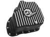 aFe POWER GM Diesel Trucks 01-10 V8-6.6L (td) Pro Series Engine Oil Pan Black w/ Machined Fins - 46-71070B Photo - Unmounted