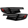 Spyder Apex 22-24 Honda Civic 5-Door LED Tail Lights - Black (ALT-YD-HC225DAP-SEQGR-BK) - 5089113 Photo - Primary
