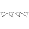 Cometic Ford FR9 V8 .030in MLS Exhaust Manifold Gasket Set - C15107-030 Photo - Primary
